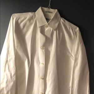 Men’s express white dress shirt